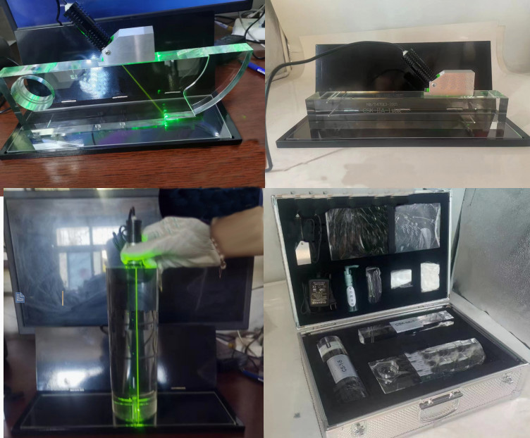 激光钢轨探伤演练教学试块